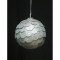 Шар новогодний декоративный paper ball, серебрянный
